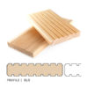 Siberian Larch Decking Grooved Profile